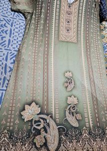 Elegant Green Printed Kurta
