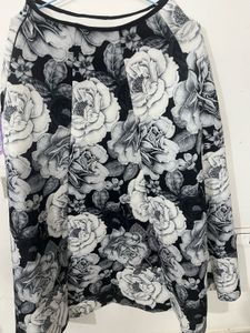 Elegant Floral Maxi Skirt
