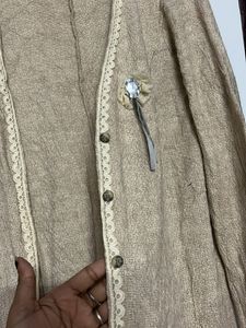 Lace Trim Cardigan
