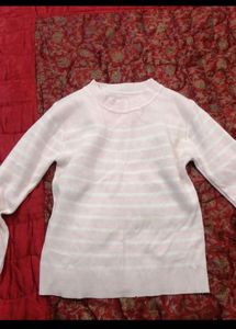 Cream Cable Knit Sweater