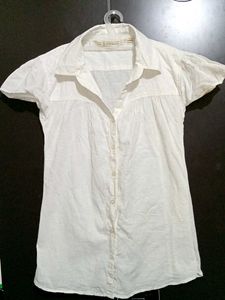 Floral White Shirt Formal