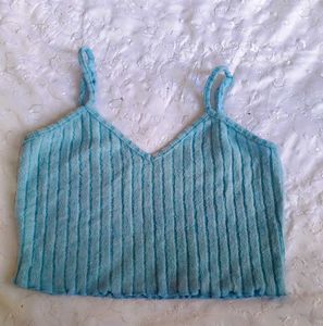 Blue Lettuce Trim Cami Top