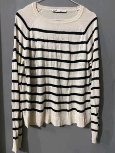Zara Striped Knit Sweater