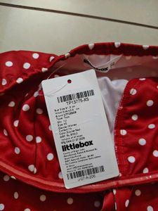 Littlebox Red Polka Dot Top