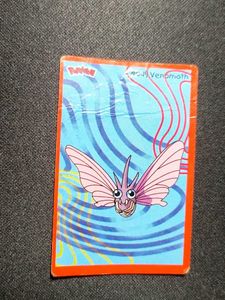 Alpenliebe pokemon Greeting card VENOMOTH