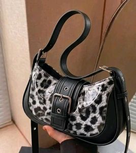 Leopard Print Shoulder Bag