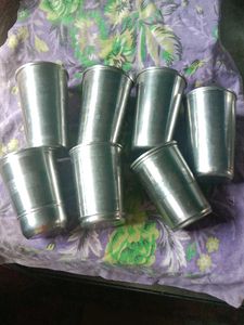 Set of 7 Steel Glasses