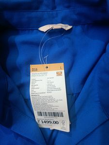New Pantaloons classy electric blue top