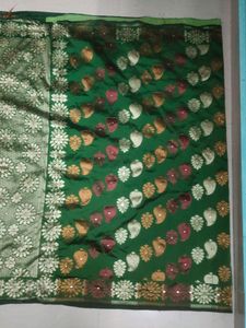 Green Colour Saree 💚