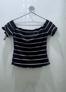Off shoulder Top Shein