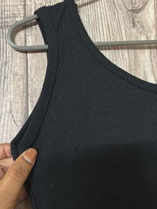 Classic Black Sleeveless Mini Dress