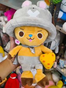 Cute Chopper Plush Toy with Cheese
