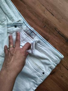 white Denim Jeans