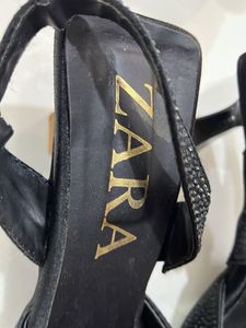 Sparkling Black Heels size 38