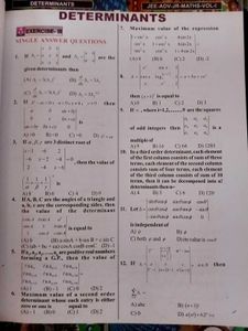 Vol-01 Class 11 Math JEE Advanced Book
