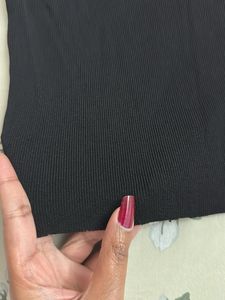 Black Crop Top
