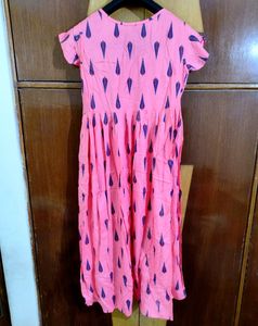 Pink Print Summer Dress