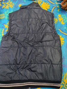 Stylish Navy Blue Vest Jacket
