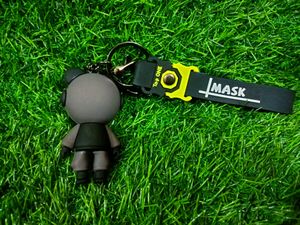 Imported Gray &amp; Black Spacemen Keychain 🚀🌌