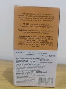 Avon Black Suede Intense Eau de Toilette