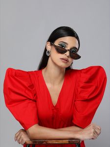 Sassafras Red Tapered Leg Jumpsuit