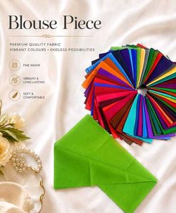 Premium Quality cotton Blouse Piece  pack of 2