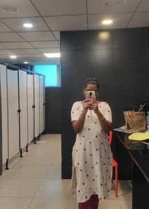 Heart Butta Pure cotton kurta