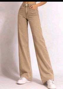High-Waisted Wide Leg Jeans