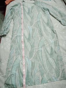 Light Green Paisley Print Kurta