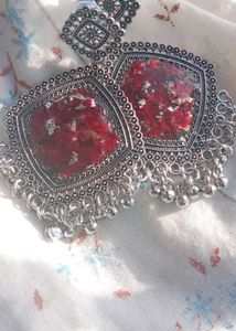 rose Patel resin jhumka