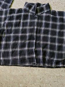 Checkered Crop Shirt