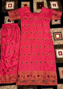 Elegant Pink Kurta Set with Trousers