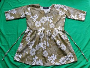 Chic Floral Print Mini Dress