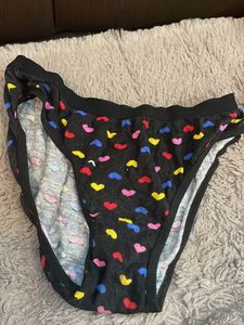 Cute Heart Print Briefs