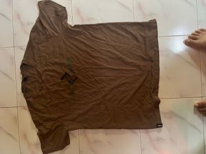 Men's Brown Graphic T-Shirt