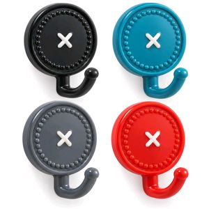 Multipurpose Wall Hooks Pack of 4