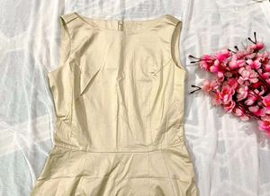 Beige Dress- Made In US