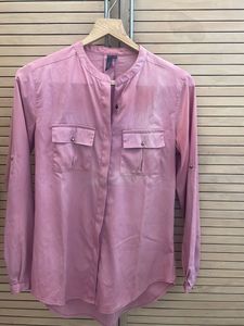 Ladies silky feel shirt, XS, pink