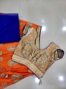 Orange Lehenga Choli Women