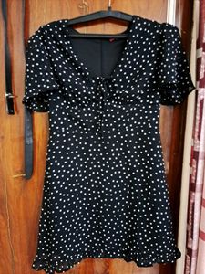 Black Polka Dot Dress