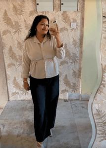 Baggy Washed High Waist Wide Leg Jeans