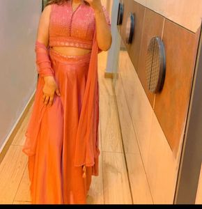 Elegant Pink Lehenga Choli Set