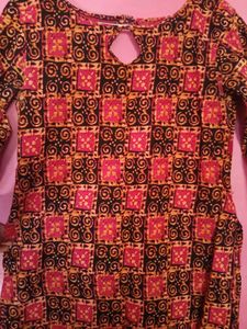 Beautiful Stitched Boat neck kurta