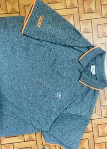 H&amp;M Men's Navy Blue and Lacoste Tshirt Combo