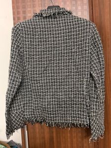 Checkered Tweed Jacket