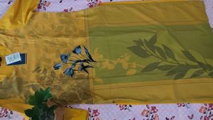 Floral Print Yellow Tunic