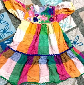 Colorful Patchwork Dress