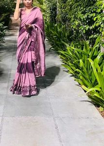 Elegant Brown &amp; Beige Saree with Blouse