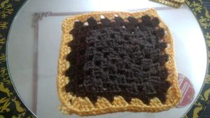 Handmade wooiien Crochet Coaster