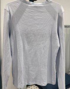 Ribbed Henley Top